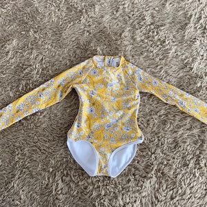 Target. Yellow swimsuit. Size XS(4/5)